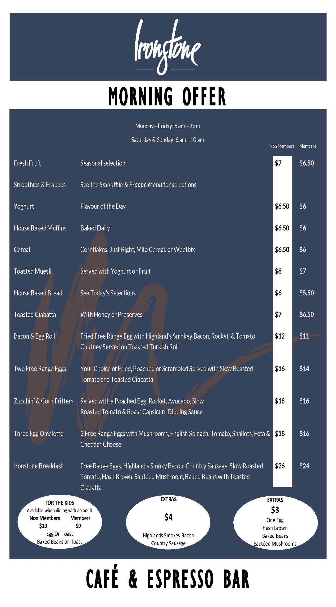 Ironstone Café Mittagong RSL Club